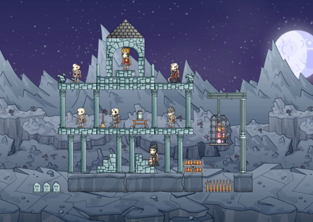 Crush the Castle Adventures Skeletons