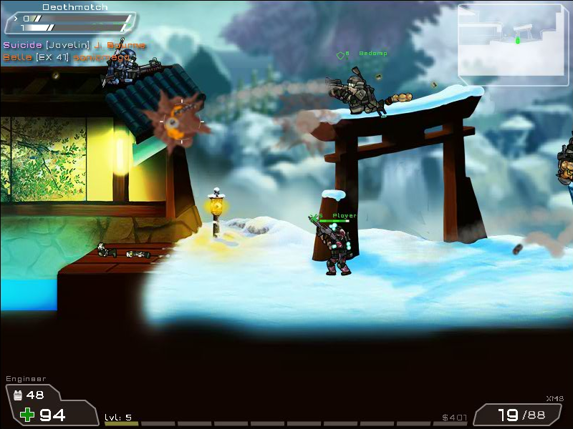 Strike Force Heroes Screenshot Snow #2