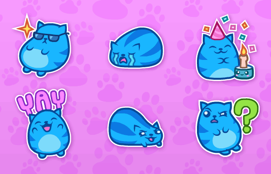 Sushi Cat Stickers